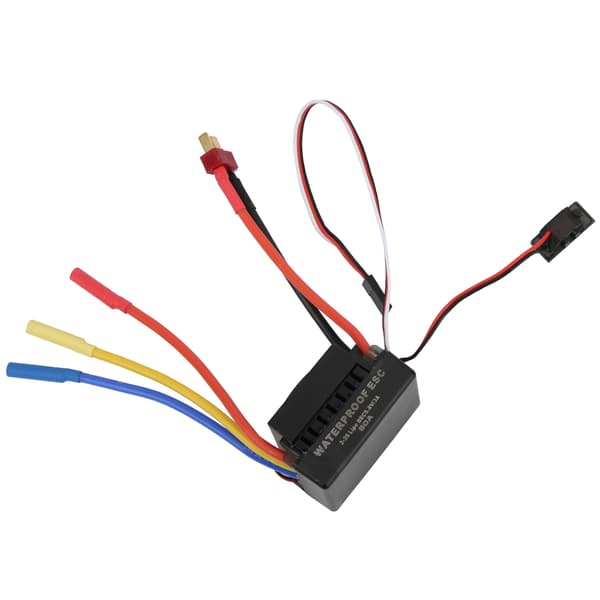 60A Vandtæt Børsteløs ESC Elektrisk Hastighedsregulator til SCX10 1/10 RC Bil Model T Stik