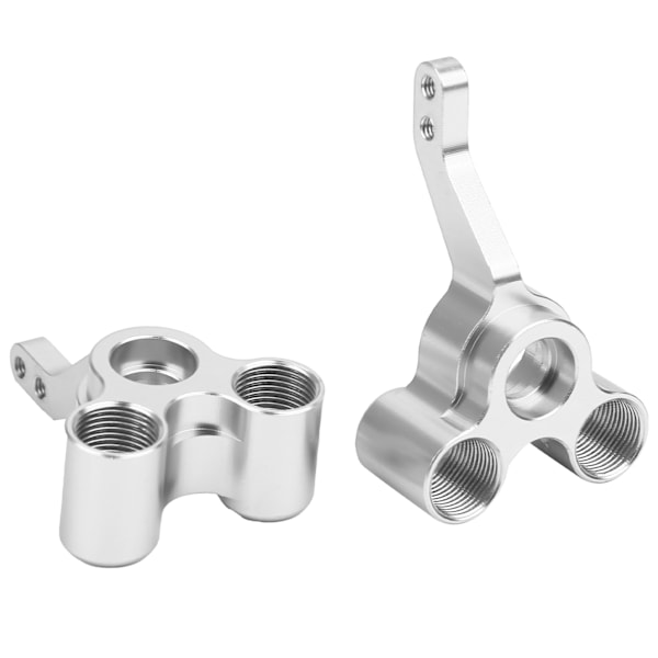 2 stk. bagakselssæde i aluminiumslegering 122012(02166) Passer til HSP 1/10 RC Bil 94122 94188 Sølv
