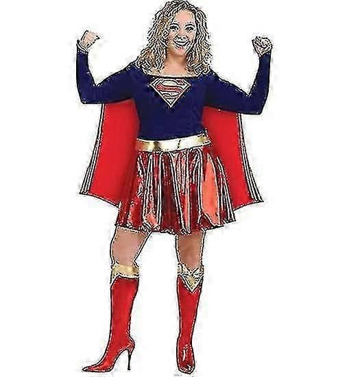 Supergirl Cosplay Kostume til Voksne Kvinder M