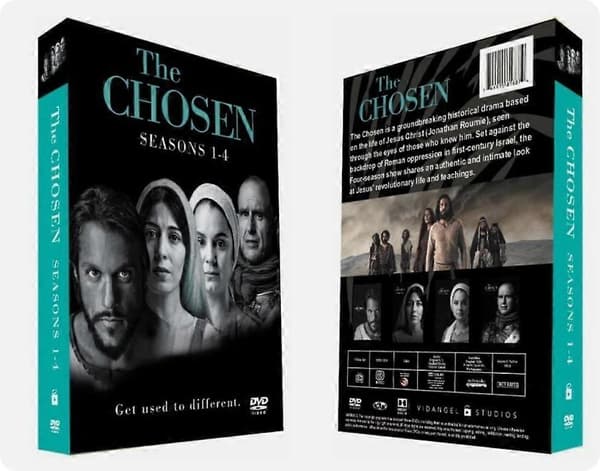 【03】The Chosen: The Complete Series Seasons 1-4 (DVD, 9-Disc Box Set) Engelsk version
