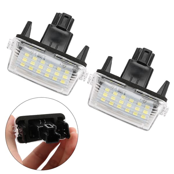 1 par LED nummerpladelygte, passer til Toyota Corolla 2014