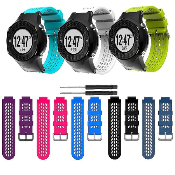 Blød silikoneurrem, åndbar sportsrem til Garmin Approach S4/s2 Vivoactive