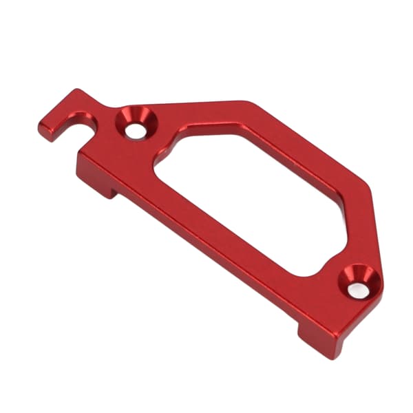 RC Servo Montering Aluminiumlegering Servo Montering Opgraderingsdele til Traxxas Latrax Teton 1/18 RC Crawler Bil Rød