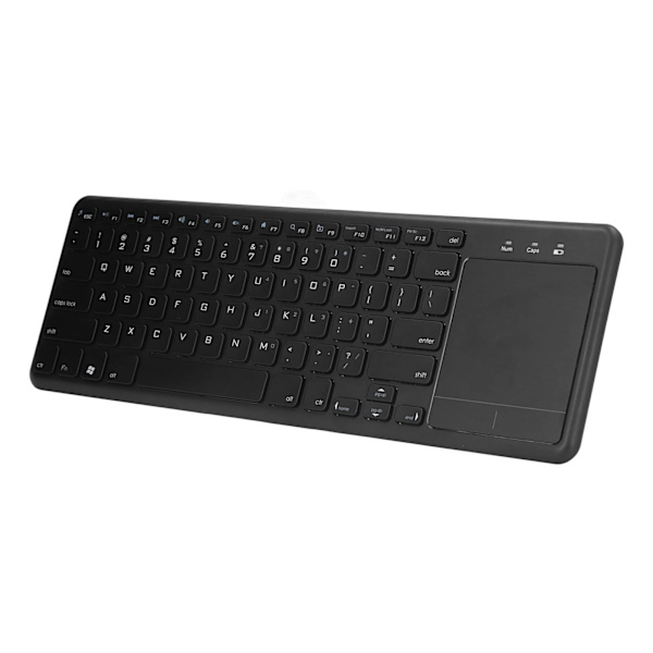 Trådløst tastatur 2.4G bærbart tastatur med touchpad til Windows, Android, OS X, PC, bærbar computer, tablets