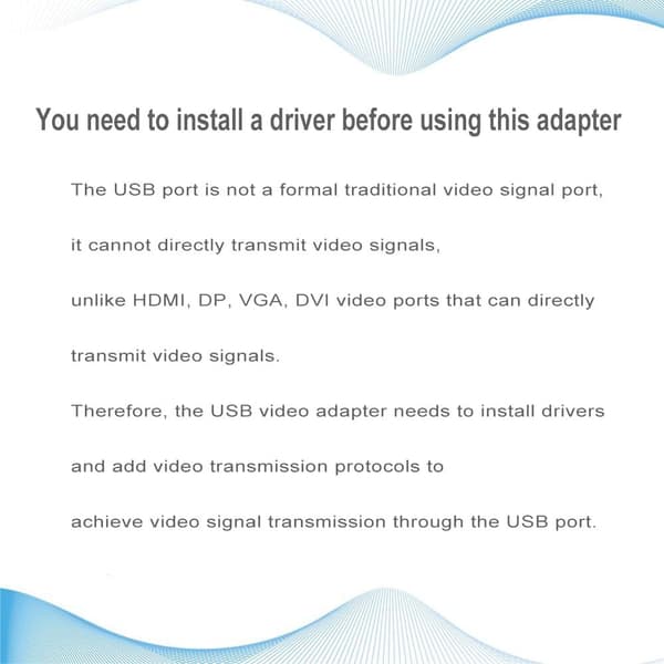 usb til vga-adapter, usb-a til vga-konverter