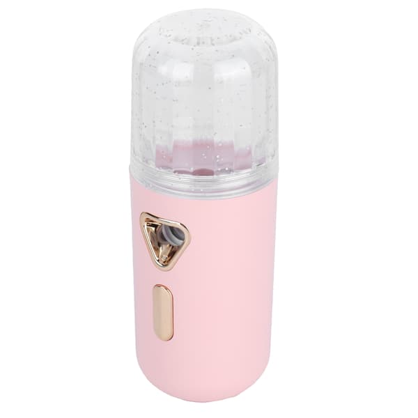 30ml Mini Ansiktsfuktare Bärbar Nano Atomisering USB Laddning Ansiktsmist Sprayer Rosa