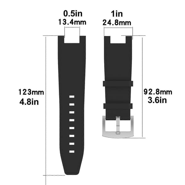 Urrem kompatibel med Amazfit T-Rex A1918 justerbar erstatningsrem
