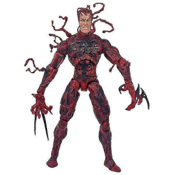 Venom 2 magisk Spider-Man Marvel heltepynt rød dukke håndlavet, samlefigur