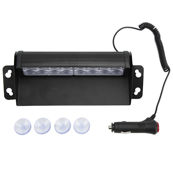 LED Flash Advarselslys Forrude Interiør Nødblink Universal til Køretøjer Modificeret Rød og Blå