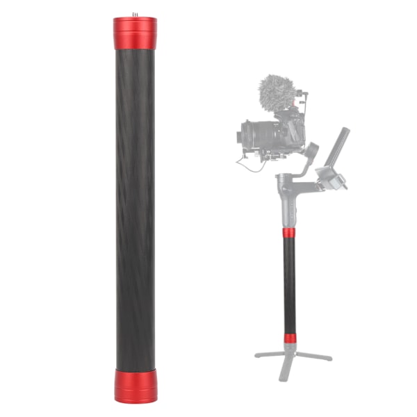 35 cm forlængerstang i kulfiber til forskellige slags triaksiale stabilisatorer, selfie-stick-udstyr