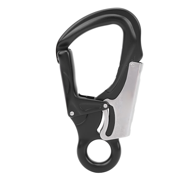 Camnal AutoLock D Låsende Snap Aluminium Snap Lås Krog Clip til Klatring i Klipper og Træer (Sort)