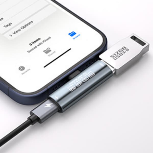 USB-C till USB-C-adapter - 60W snabbladdning & 10 Gbps dataöverföring