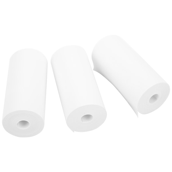 3 rullaa 57x30mm lämpöpaperia taskutulostimelle lasten kameran valokuvapaperi