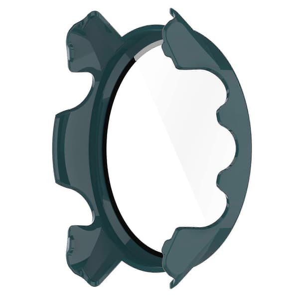 Garmin Forerunner 955 -kellon täysi suojaus kova PC-kotelo karkaistulla lasinäytönsuojalla zy -XN Pine Needle Green