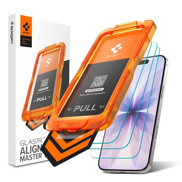 【03】[3-pakkaus] Spigen iPhone 17 karkaistu lasinen näytönsuoja ohut läpinäkyvä Transparent 49