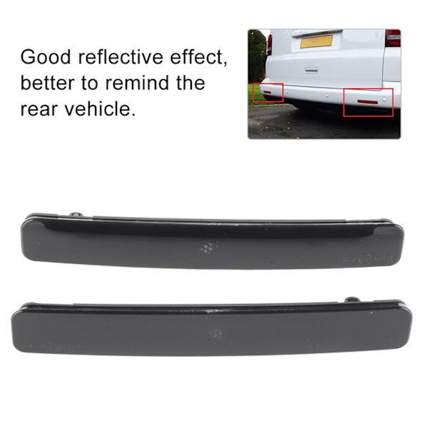 Par baglygte reflektor enhed lys passer til T5 Transporter 2003-3011 7E0945105