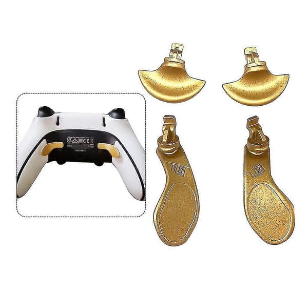 st metal bagknapper til PS5- Edge Elite- håndtag spilcontroller gamepad bagknap Black