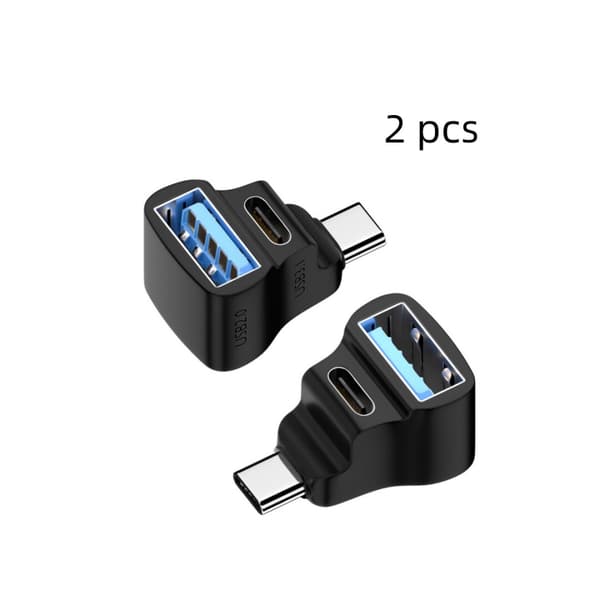 2 kpl USB-C-sovitin 1–2 USB-C 3.1 + USB-A 10Gbps 4K60Hz 100W PD