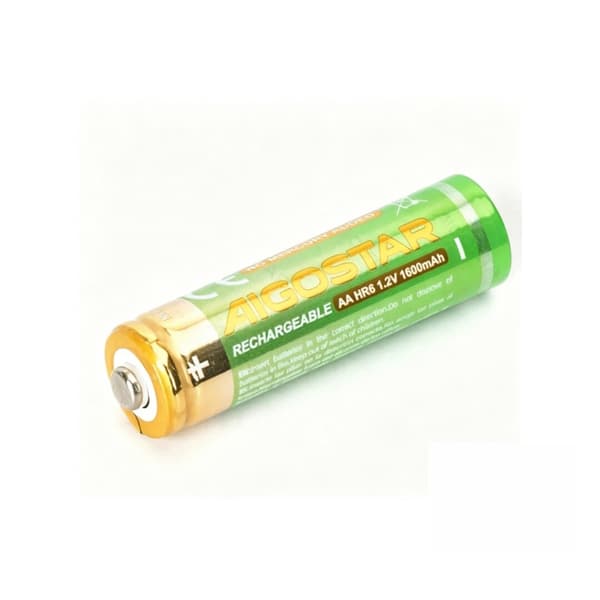 2 kpl ladattava akku HR6 (AA) 1600mAh 1.2V