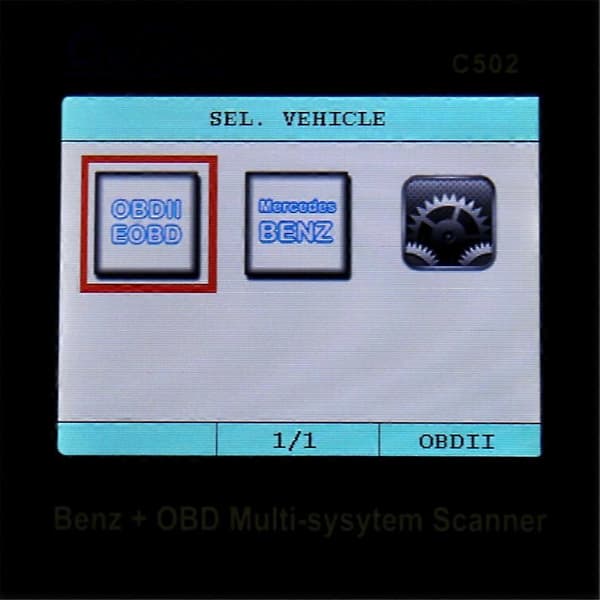 【03】Creator C502 V7.6 Bil OBD2 Multi-system Scanner Bildiagnoseværktøj til Mercedes-Benz før 2016 Alle modeller Not Specified