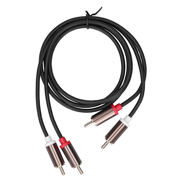 2RCA-uros - 2RCA-uros audiokaapeli kullattu kaksois RCA-johto TV:stä vahvistimeen 1M/3,3 jalkaa