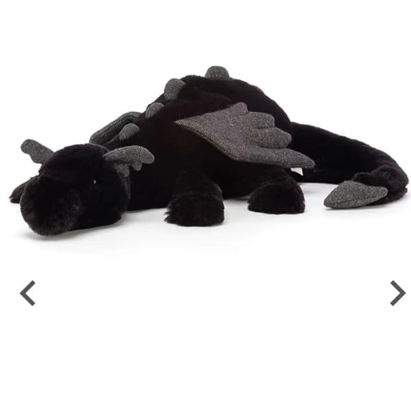 【03】Jellycat Onyx Drake Plush Toy Large 50cm
