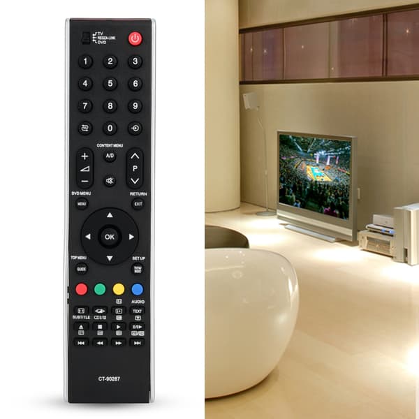 CT-90287A Multifunktionel TV Erstatningsfjernbetjening til Toshiba Controller