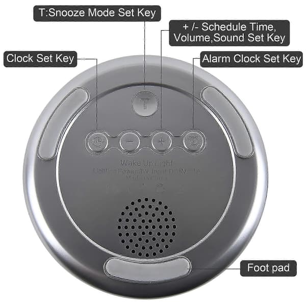 Touch Wake Up Natlampe med solopgangssimulering