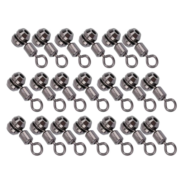 20 st Kopparförstärkt Version Europeisk Typ Swivel Hook Växelkoppling FiskeutrustningL