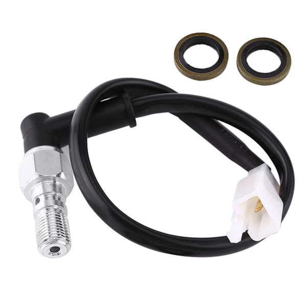 Universal Motorcykel Hydraulisk Broms Tryck Bakljus Switch Ihålig Bult (M10*1.25MM)