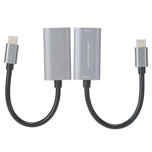 Video Capture Card TYPEC HDMI till TypeC 4K 1080P Spel Live Silvergrå Fri Drivrutin Z29A