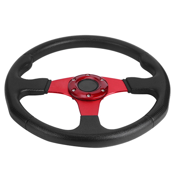 350mm/14 tum Racing Bil Sportratt Djup Skål 6 Bultar Universal Modifierad Tillbehör Röd