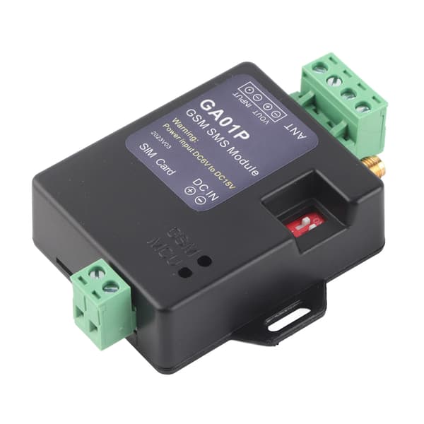 GA01P GSM Mini Smart Fjärrövervakning Strömavbrott Larm SMS Samtal Säkerhet