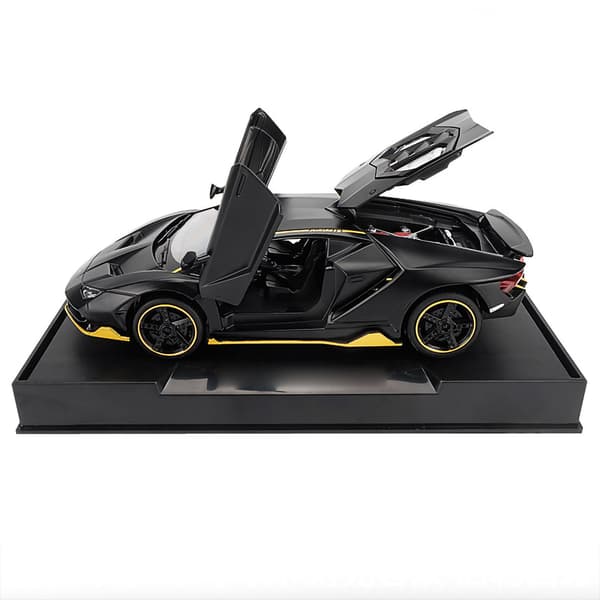 1:32 Skala Legering Diecast Model Bil Legering Træk Tilbage Legetøjsbil til Børn Gave Fødselsdag Mat Sort 3224A 1