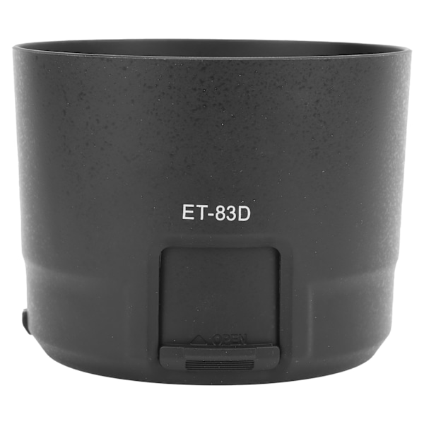 ET-83D Kameralinse Solblænder til Canon EF 100-400mm F/4.5-5.6L IS II USM Linse ABS Materiale Sort