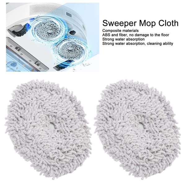 Dreame W10 PRO Ersättningsmopphållare - 2-pack Moppdukar