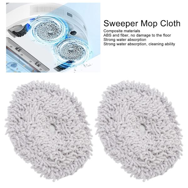 Dreame W10 PRO Udskiftningsmoppepudeholder - 2 stk. moppeklude