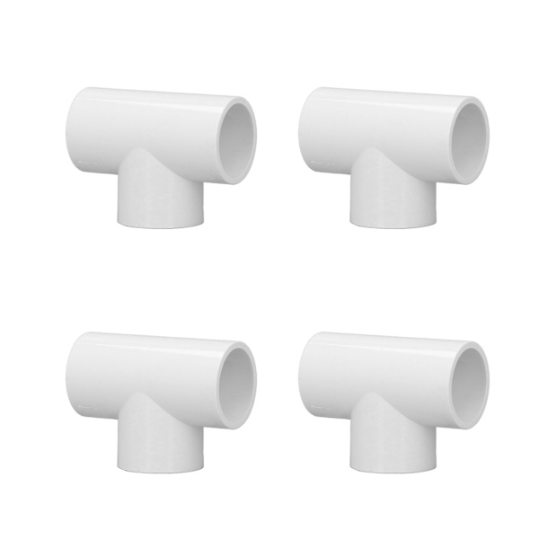 12 kpl PVC T-liitosputket Muoviset samankokoiset liitosadapterit Vesihuolto Kodinparannus 25 mm ID
