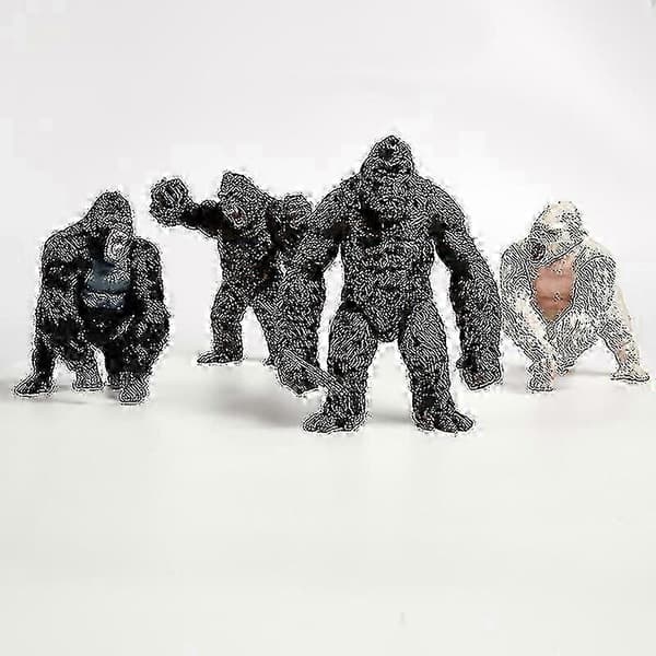 King Kong Actionfigur Figur Samling Actionfigur Model Legetøjsgave 1 stk. med kniv SZRH A-B