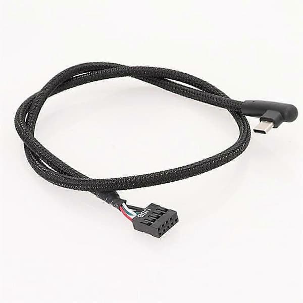 1 st USB 9-pins till typ C-kabel för förbättrad stabilitet och hastighet 60 cm