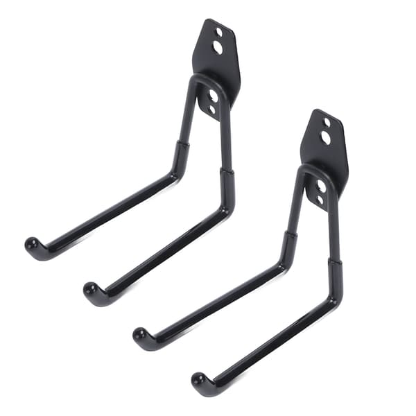2 kpl Garagikoukkuja Monitoiminen Seinäkiinnitys Garagivarastointiripustin 2 Koukulla Style B 13cm / 5.1in