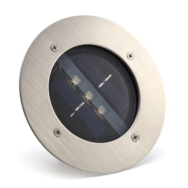 LED Solcelledrevet Underjordisk Begravet Lys Lampe Vej Have Terrassebelysning