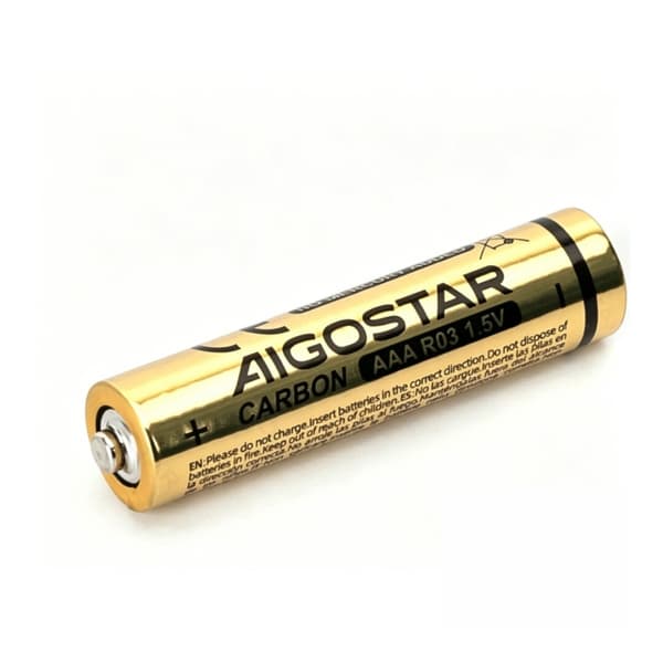 12 stk. kulbatteri R03 (AAA) 1,5V