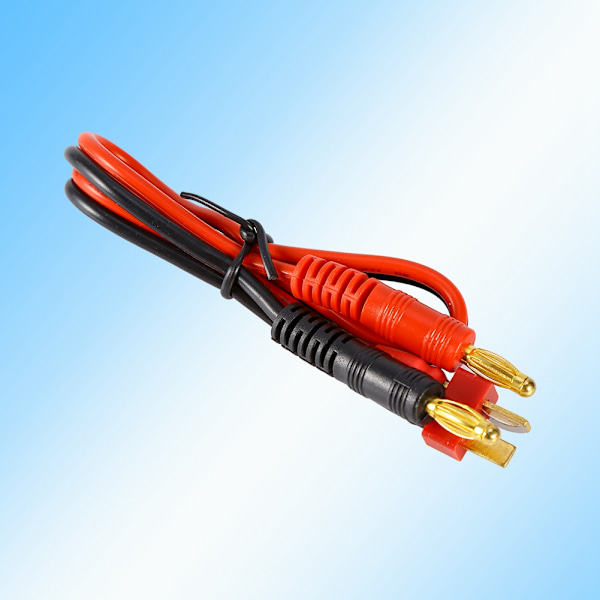 30 cm:n liitäntäkaapeli T-liitin - 4 mm:n banaaniliitin IMAX B6 B6AC B8 -latureille
