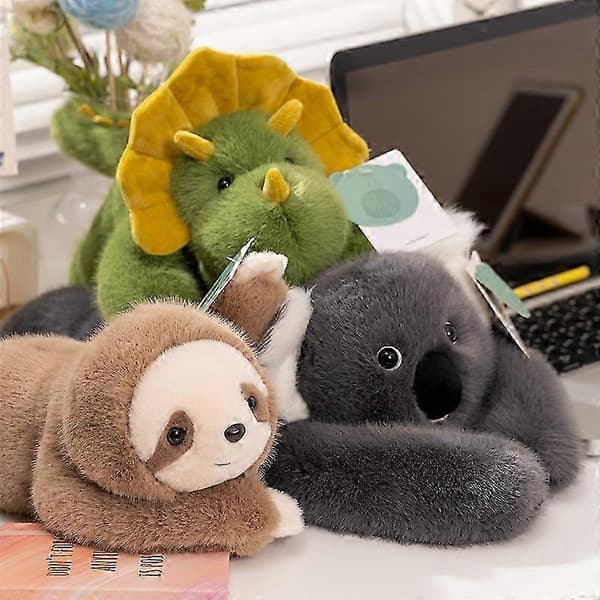 【03】Vægtet tøjdyr krammepude dyb trykstimulering angstlindring søvnstøtte til børn voksne 30/45/65cm Koala