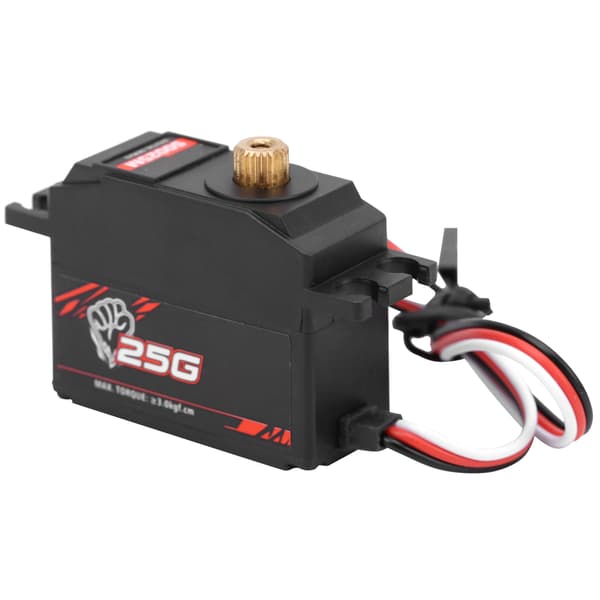 S0025M 25g Metal Gear Digital Servo Reservedel Tilbehør til 1/12 RC Bil Båd Model
