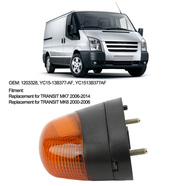 Overflademonteret sidemarkeringslys til TRANSIT MK7 2006-2014 - 3-benet udskiftning