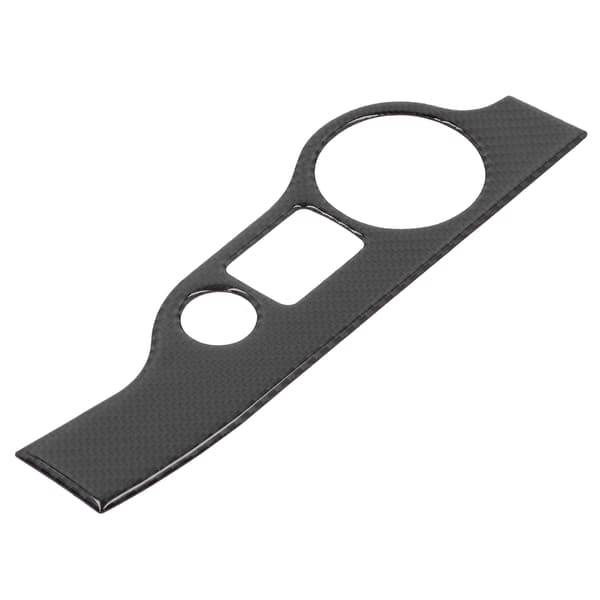 Kolfiber Bil Strålkastare Strömbrytare Panel Skydd Trim Dekoration Passar Dodge Charger 2011-2014