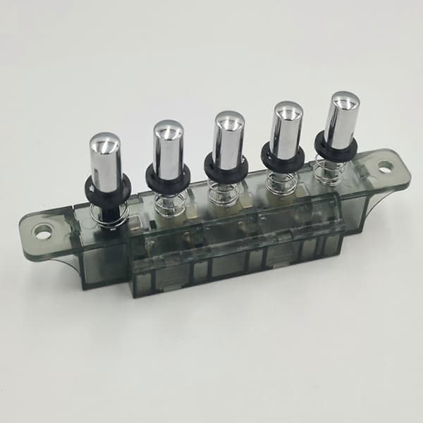 AC 250V 4A Trykknapkontakt Afbryder MQ165 Emhætteafbryder 112 x 21 x 41 mm