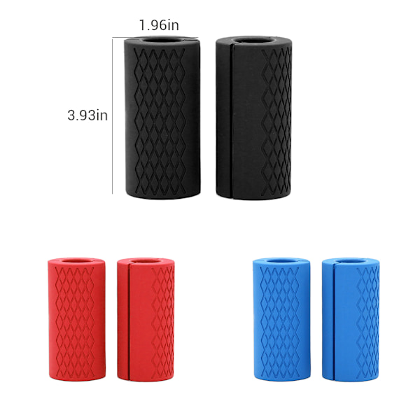 Silikon Skivstångsgrepp Handskydd Pull Up Tejp Arm Blaster Adapter för Hantel Ergonomisk Design Stresslindring